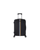 Rivoli mittelgroßer Reisekoffer mit 4 Doppelrollen, 65 cm, schwarz
