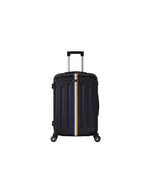 Rivoli mittelgroßer Reisekoffer mit 4 Doppelrollen, 65 cm, schwarz
