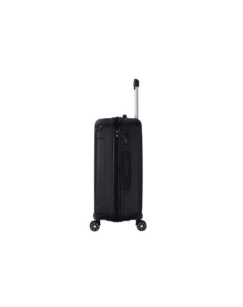 Rivoli mittelgroßer Reisekoffer mit 4 Doppelrollen, 65 cm, schwarz