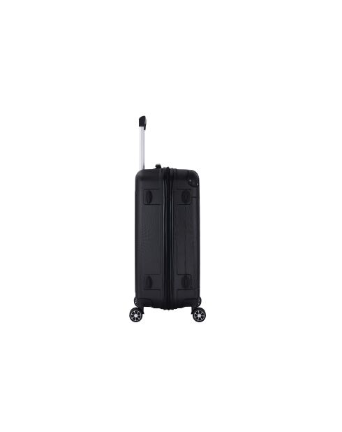 Rivoli mittelgroßer Reisekoffer mit 4 Doppelrollen, 65 cm, schwarz