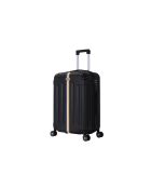 Rivoli mittelgroßer Reisekoffer mit 4 Doppelrollen, 65 cm, schwarz