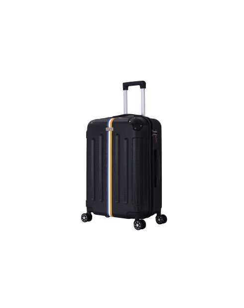 Rivoli mittelgroßer Reisekoffer mit 4 Doppelrollen, 65 cm, schwarz