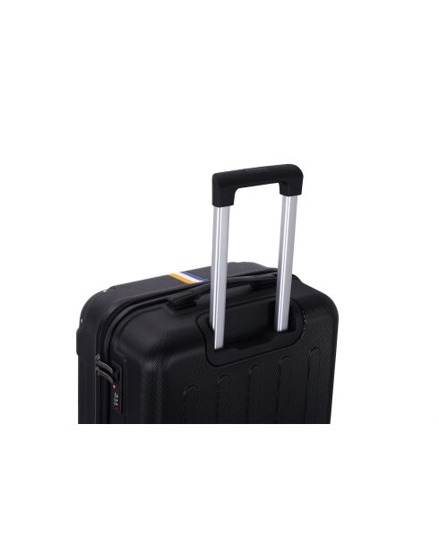 Rivoli mittelgroßer Reisekoffer mit 4 Doppelrollen, 65 cm, schwarz