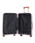 Set aus 2 Handgepäckern und Premium-Premium-Doppelrädern mit 4 Doppelrollen, Rotgold, 55/75 cm
