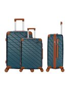 Valise moyen séjour 4 doubles roues Prado crème - 65 cm