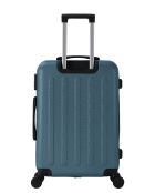Mittelgroßer Reisekoffer von Rivoli, mit 4 Doppelrollen, 65 cm, Indigoblau
