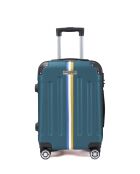 Mittelgroßer Reisekoffer von Rivoli, mit 4 Doppelrollen, 65 cm, Indigoblau
