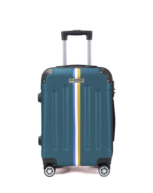Mittelgroßer Reisekoffer von Rivoli, mit 4 Doppelrollen, 65 cm, Indigoblau