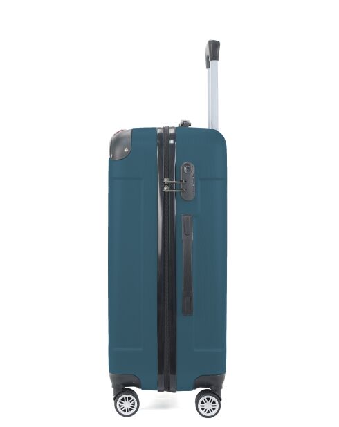 Mittelgroßer Reisekoffer von Rivoli, mit 4 Doppelrollen, 65 cm, Indigoblau
