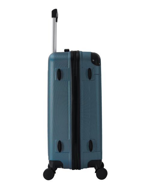 Mittelgroßer Reisekoffer von Rivoli, mit 4 Doppelrollen, 65 cm, Indigoblau