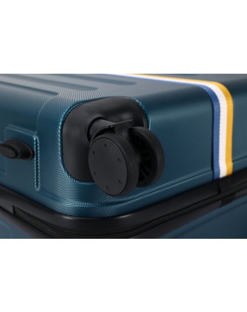 Mittelgroßer Reisekoffer von Rivoli, mit 4 Doppelrollen, 65 cm, Indigoblau