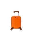 Preiswerter Kabinenkoffer mit 4 Doppelrollen Starliner orange - 40 cm