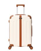 Tuileries mittelgroßer Reisekoffer mit 4 Doppelrädern, 65 cm, cremefarben