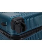 Set aus 2 Kabinen- und Langzeitkoffern, 4 Doppelrollen, Orika, Indigoblau, 55/75 cm