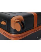 Valise format long séjour 4 doubles roues Tuileries noir - 75 cm
