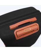 Set van 3 Premium koffers met 4 dubbele wielen Courcelles zwart - 55/65/75 cm