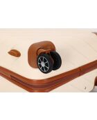 Prado Reisekoffer mit 4 Doppelrollen, 75 cm, cremefarben