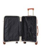 Valise format long séjour Premium 4 doubles roues Courcelles crème - 75 cm