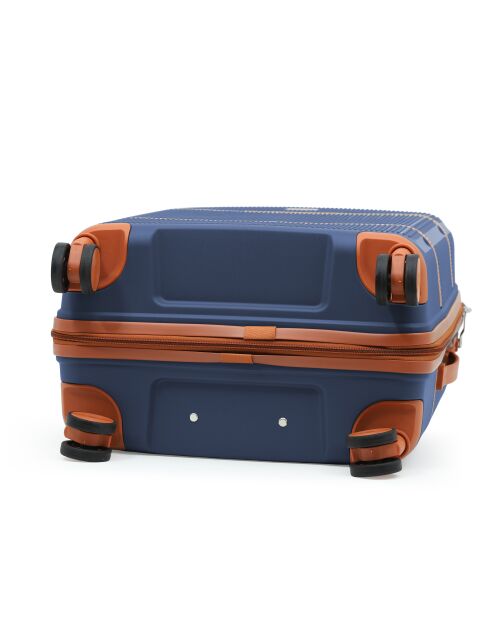 Valise format long séjour Premium 4 doubles roues Malesherbes marine - 75 cm