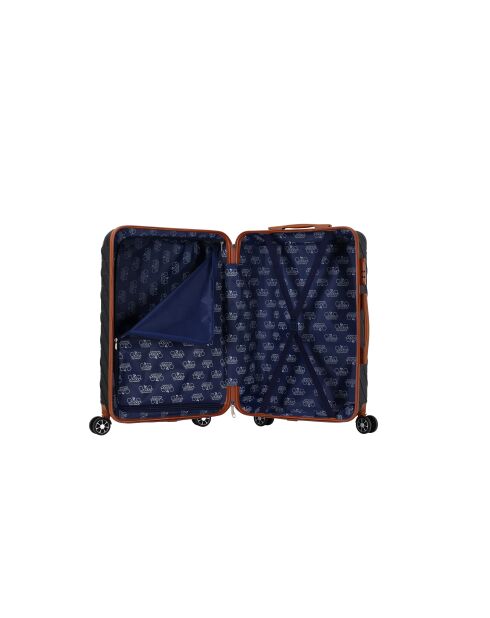 Valise cabine 4 doubles roues Prado noir - 55 cm
