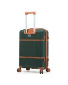 Set de 3 valises Premium 4 doubles roues Malesherbes vert foncé - 55/65/75 cm