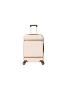 Valise moyen séjour 4 doubles roues Cassis crème - 65 cm