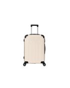 Valise cabine 4 doubles roues Java crème - 55 cm