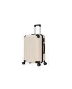 Valise cabine 4 doubles roues Java crème - 55 cm