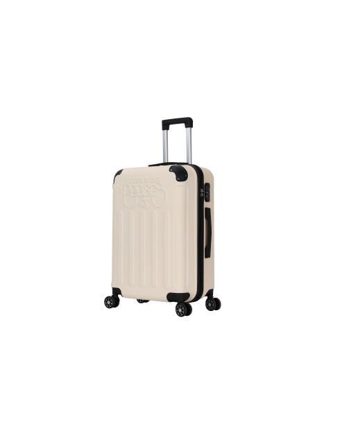 Valise cabine 4 doubles roues Java crème - 55 cm