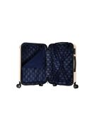 Valise cabine 4 doubles roues Java crème - 55 cm