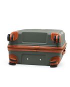 Valise cabine Premium 4 doubles roues Malesherbes vert foncé - 55 cm