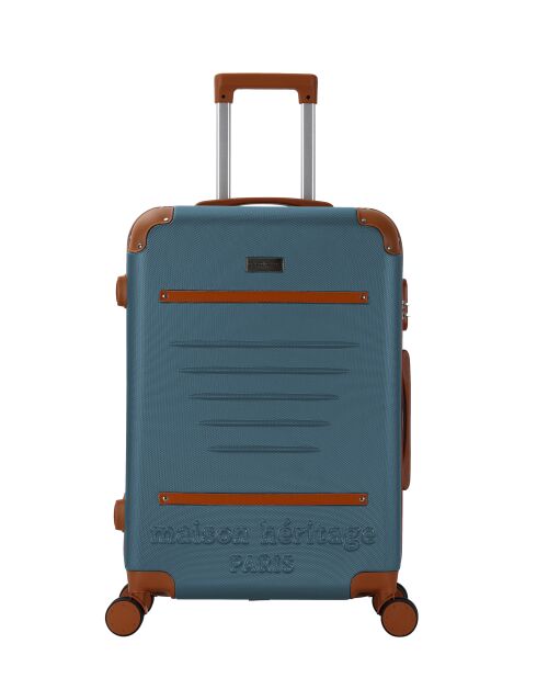 Valise cabine 4 doubles roues Trocadero indigo - 55 cm