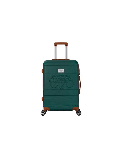 Valise moyen séjour 4 doubles roues Capucine kaki - 65 cm