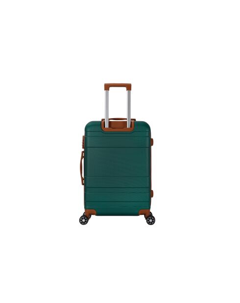 Valise moyen séjour 4 doubles roues Capucine kaki - 65 cm