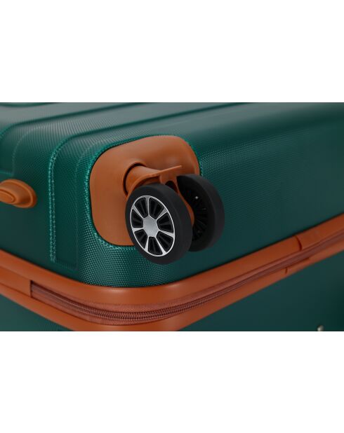 Valise moyen séjour 4 doubles roues Capucine kaki - 65 cm