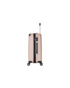 Set de 2 maletas cabina y estancia media 4 ruedas dobles Bari champagne - 55/65 cm