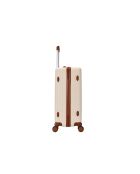 Valise cabine 4 doubles roues Glenn crème - 55 cm