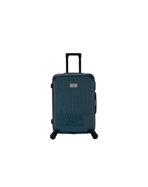 Orika Reisekoffer, mittelgroß, mit 4 Doppelrollen, 65 cm, Indigoblau