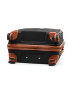 Valise cabine Premium 4 doubles roues Malesherbes noir - 55 cm