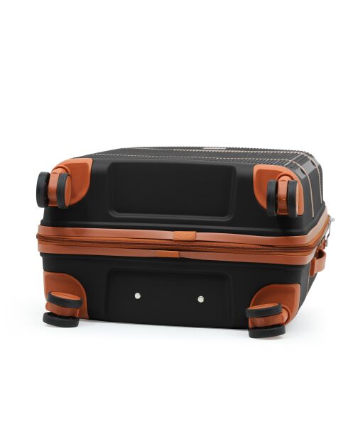 Valise cabine Premium 4 doubles roues Malesherbes noir - 55 cm