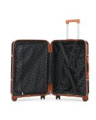 Valise cabine Premium 4 doubles roues Malesherbes noir - 55 cm