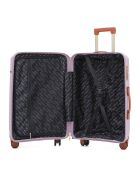 Set aus 2 Koffern für Kabinen und mittlere Aufenthalte Premium 4 Doppelrollen Courcelles Rotgold - 55/65 cm