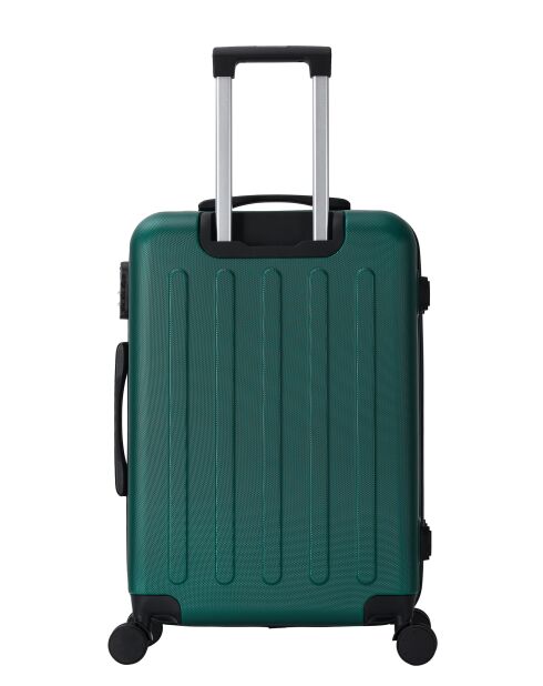 Rivoli donkergroene koffer voor medium stay met 4 dubbele wielen - 65 cm