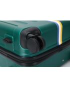 Rivoli donkergroene koffer voor medium stay met 4 dubbele wielen - 65 cm