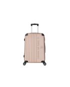 Valise cabine 4 doubles roues Bari champagne - 55 cm