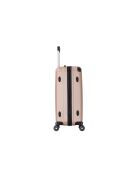 Valise cabine 4 doubles roues Bari champagne - 55 cm