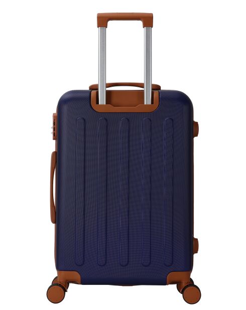 Tuileries Marine Mittelklasse-Koffer mit 4 Doppelrollen, 65 cm