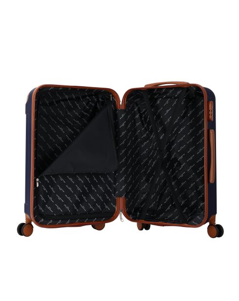 Tuileries Marine Mittelklasse-Koffer mit 4 Doppelrollen, 65 cm