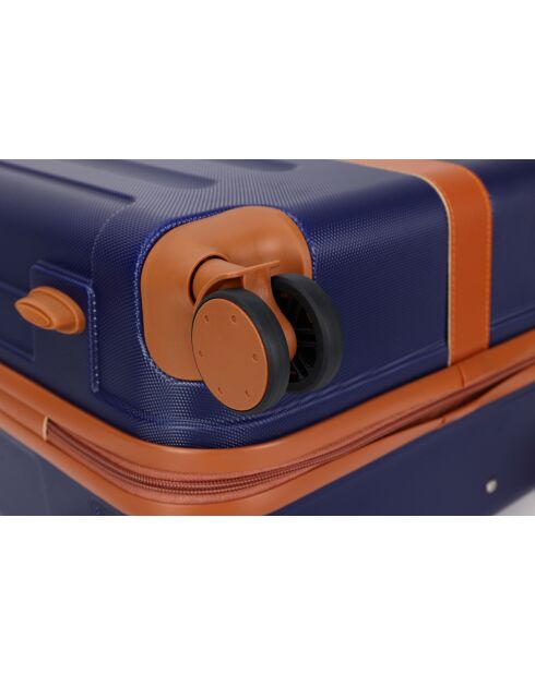Tuileries Marine Mittelklasse-Koffer mit 4 Doppelrollen, 65 cm