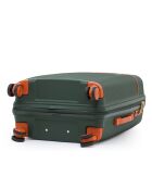 Premium-Koffer für mittlere Aufenthalte mit 4 Doppelrollen Courcelles, dunkelgrün, 65 cm